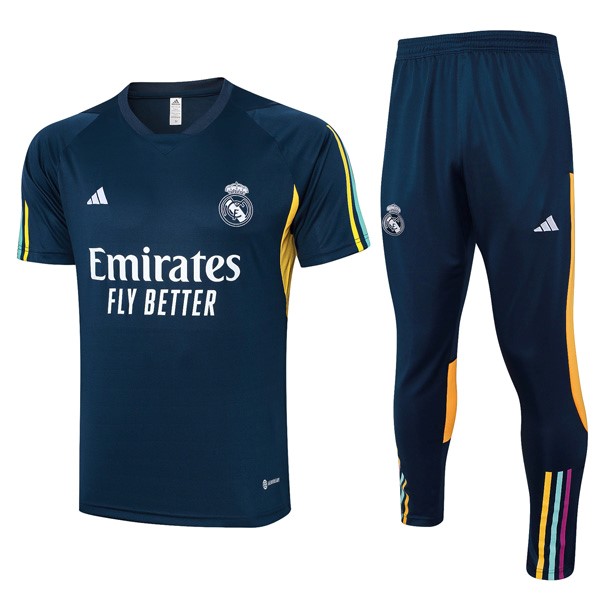 Thailand Trikot Real Madrid Conjunto Completo 2024 Blau